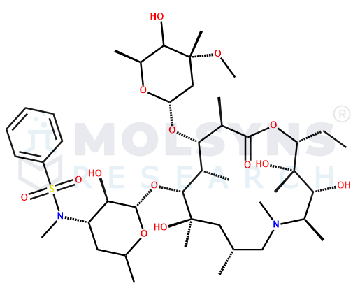 3’-N-Demethyl-3’-N- (phenylsulfonyl) azithromycin
