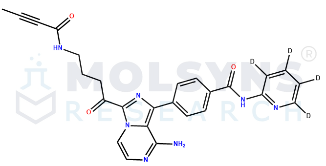 Acalabrutinib Metabolite M27 (ACP-5862)-D4