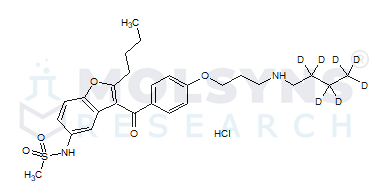 Desbutyl Dronedarone-D7 Hydrochloride