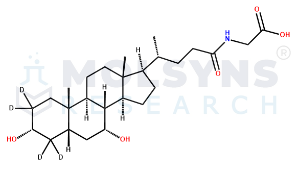 Glycochenodeoxycholic Acid-d4