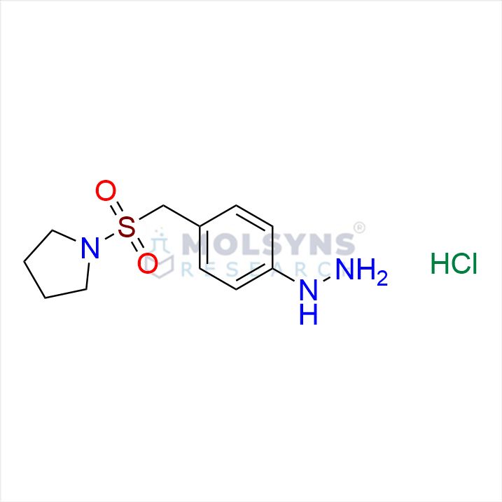 1-((4-Hydrazinylbenzyl)sulfonyl)pyrrolidine hydrochloride