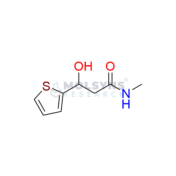 3-hydroxy-N-methyl-3-(thiophen-2-yl)propanamide