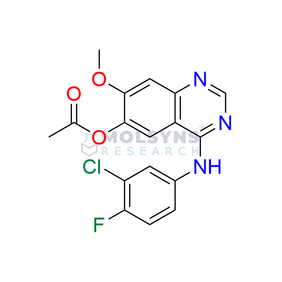 4-((3-Chloro-4-fluorophenyl)amino)-7-methoxyquinazolin-6-yl acetate