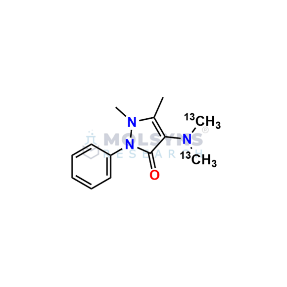 4-(Dimethyl-13C2-amino)antipyrine