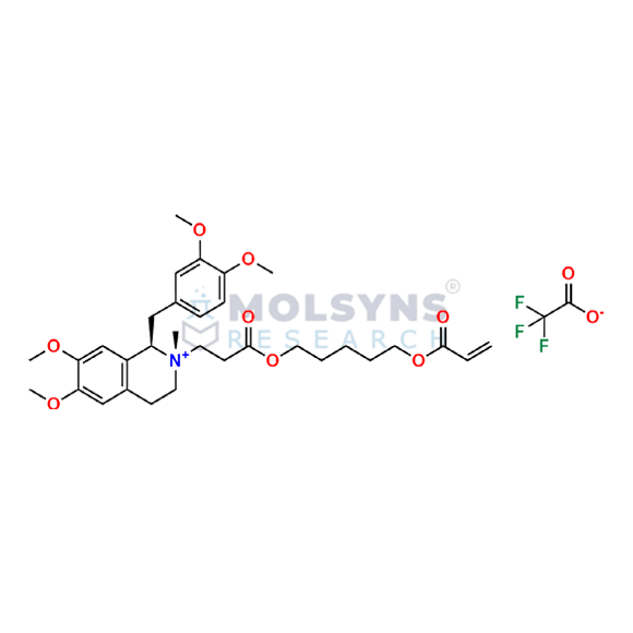 Atracurium Impurity C1 (trans-Monoacrylate) TFA salt