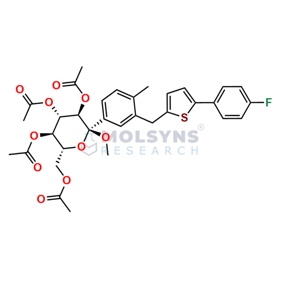 Canagliflozin Tetra Acetyl CNG-II