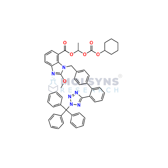 Candesartan Cilexetil N2-Trityl Methoxy Analog