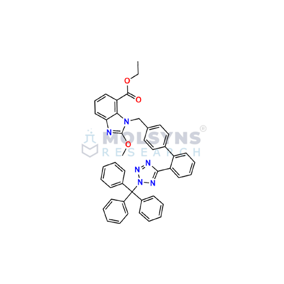 Candesartan Ethyl Ester N2-Trityl Methoxy Analog