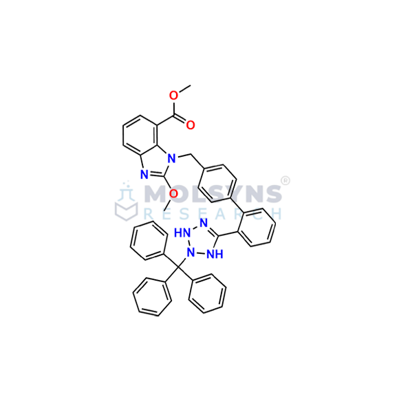 Candesartan Methyl Ester N2-Trityl Methoxy Analog