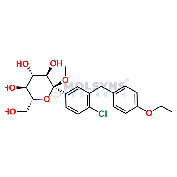 Dapagliflozin Methoxy Pyranose Impurity