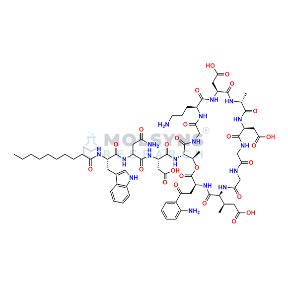 Daptomycin Dehydroxymethyl Derivative