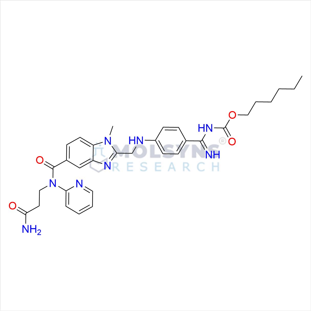 Desethyl Dabigatran Etexilate Carboxamide