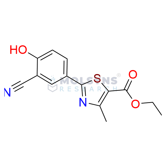 Febuxostat 4-Hydroxy Ethyl Ester