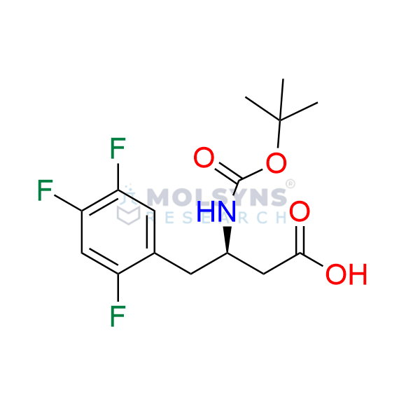 N-Boc Sitagliptin Acid Impurity