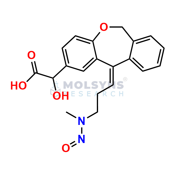 N-Nitroso α-Hydroxy Desmethyl Olopatadine Impurity