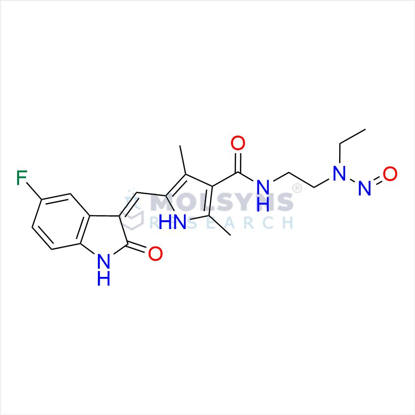 N-Nitroso N-Desethyl Sunitinib