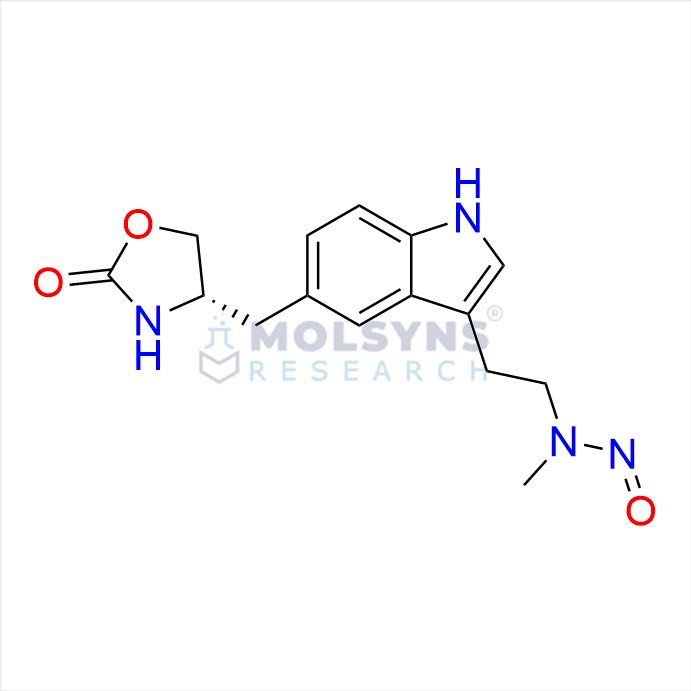 N-Nitroso N-Desmethyl Zolmitriptan impurity