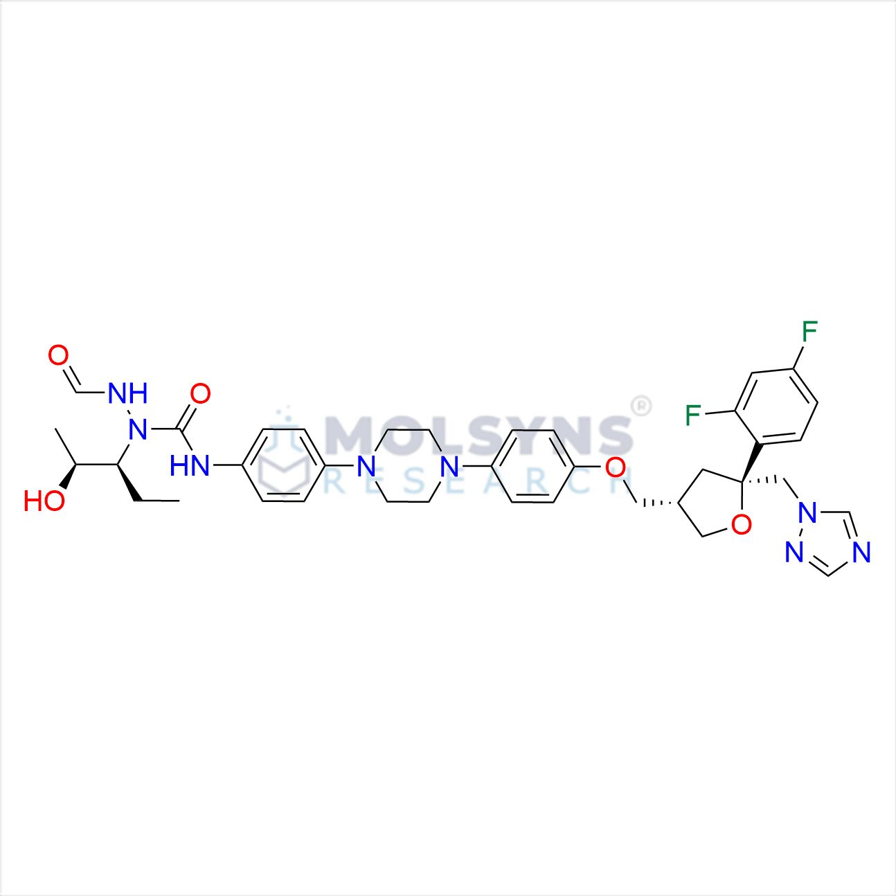 Posaconazole Formyl Semicarbazide Analog