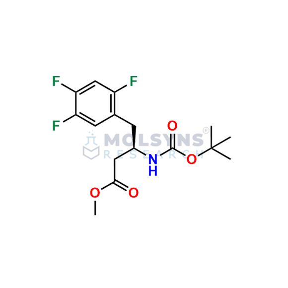 (R)-Sitagliptin N-Boc-Methyl-Ester Impurity