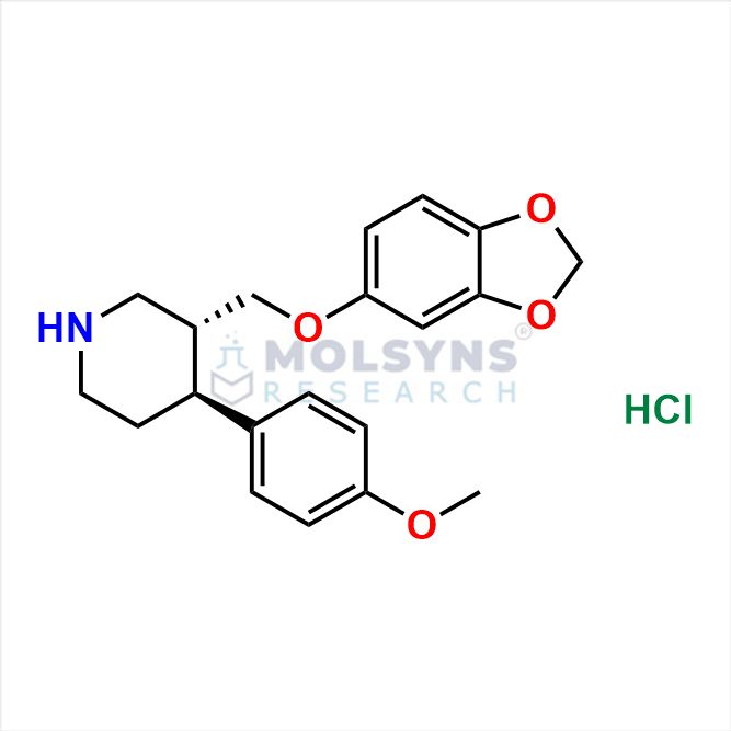 rac-trans-4-Defluoro-4-ethoxy Paroxetine Hydrochloride