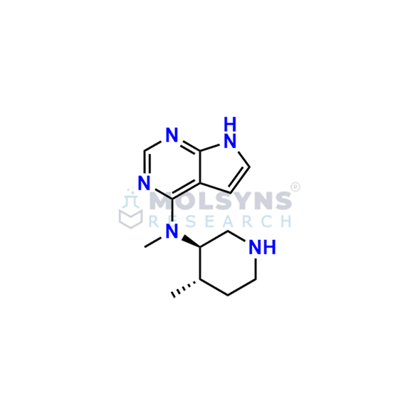 Tofacitinib Impurity (N-Des-(2-Cyanide-acetyl)-(3R,4S))