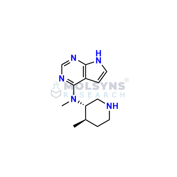 Tofacitinib Impurity (N-Des-(2-Cyanide-acetyl)-(3S,4R))