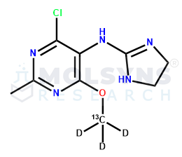 Moxonidine-13C,D3