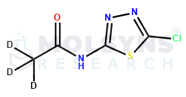 N-(5-Chloro-1,3,4-Thiadiazol-2-yl)acetamide D3