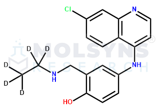 N-Desethyl Amodiaquine-d5