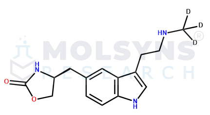 N-Desmethyl Zolmitriptan-D3