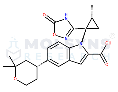 Orforglipron Carboxylic Acid (5R,1R,1R) Isomer