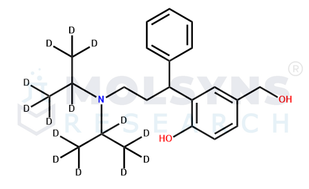 rac 5-Hydroxymethyl Tolterodine-d14