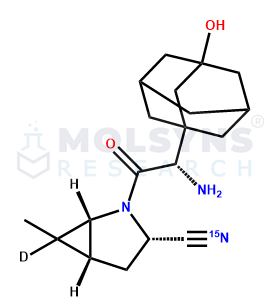 Saxagliptin-15N,D2