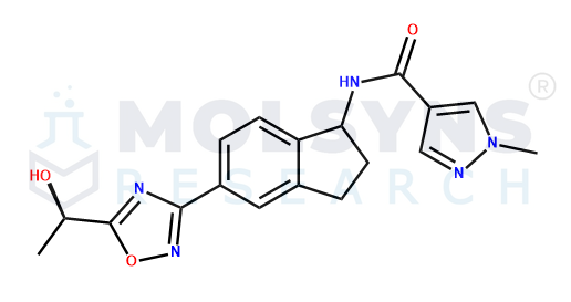 Metabolite M1b (CK-3834283) of Aficamten