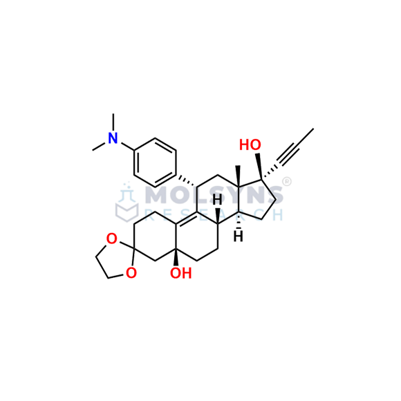 11-Alpha Dioxolane Mifepristone