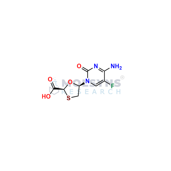 (2S,5R)-Emtricitabine Carboxylic Acid