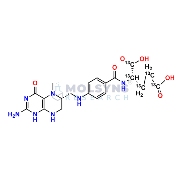 5-Methyltetrahydrofolic Acid-[13C5]