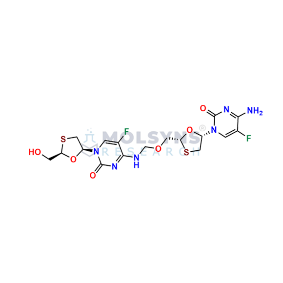 Asymmetric Methylene Conjugated Emtricitabine Dimer