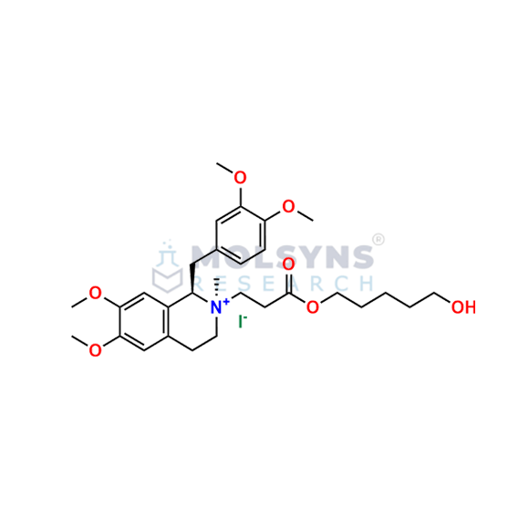 Atracurium Besylate Impurity D2 Iodide (cis-Quaternary Alcohol)