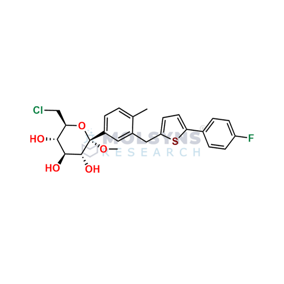 Canagliflozin Chloromethoxy Impurity