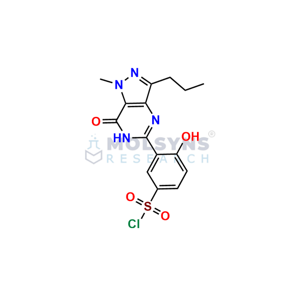 Demethylpiperazinyl Desethyl Sildenafil Sulfonyl Chloride