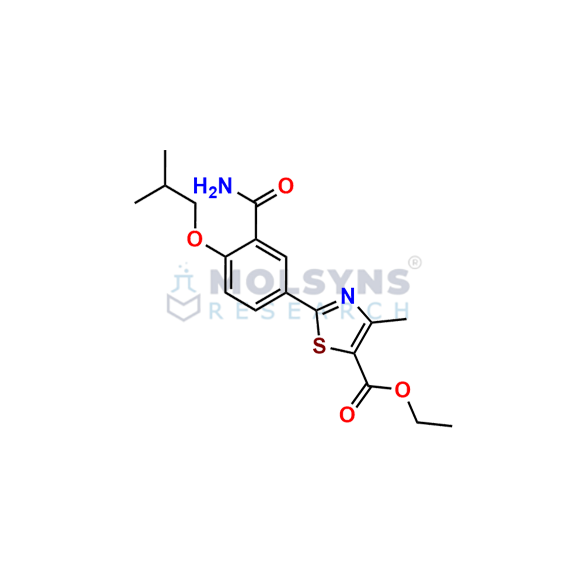 Febuxostat Ethyl Ester Amide Impurity