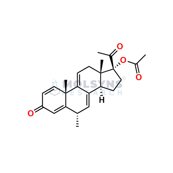 Fluormetholone Acetate, 7, 9(11) diene analog