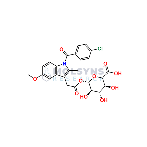 Indomethacin Acyl-β-D-glucuronide