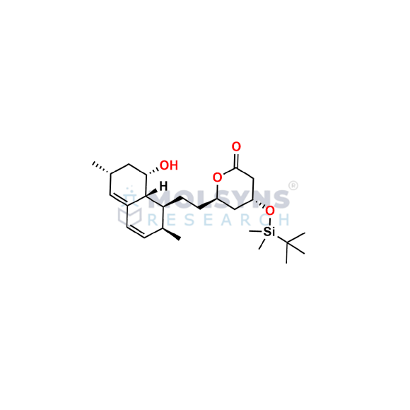 Lovastatin Diol Lactone 4-tert-Butyldimethylsilyl Ether