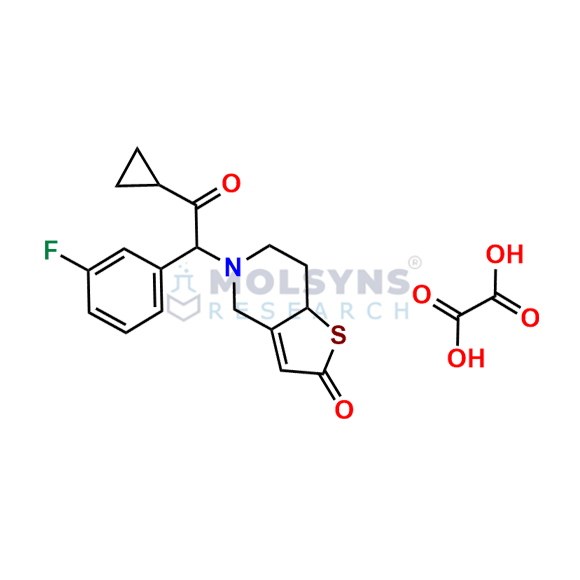 M-Fluoro Prasugrel Thiolactone Oxalate