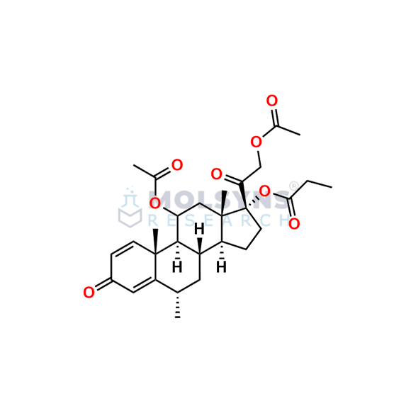 Methylprednisolone-17-propionate-11, 21 diacetate