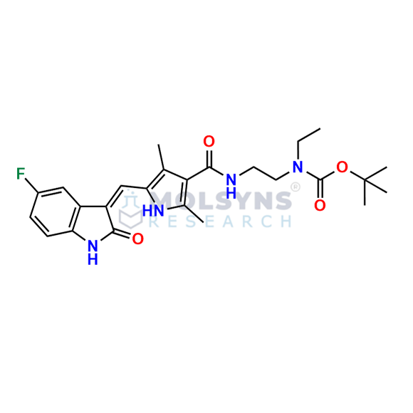 N-Boc-N-desethyl Sunitinib