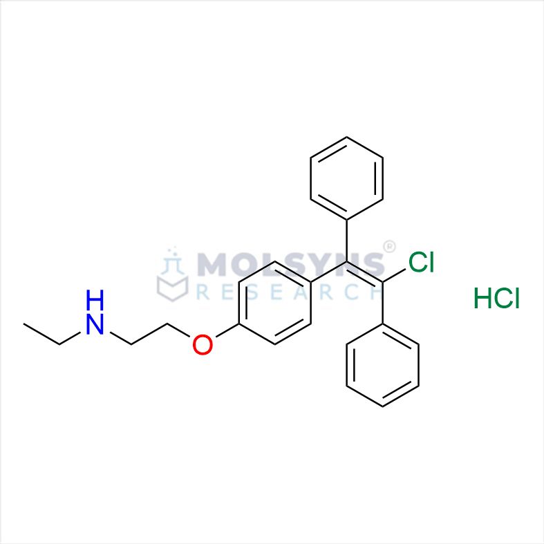 N-Desethyl Clomiphene HCl (Mixture of Z and E Isomers)