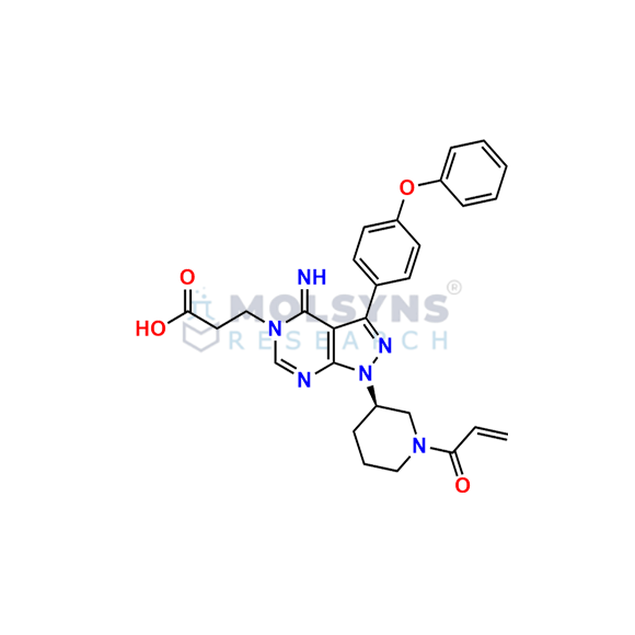 N1-(2-Carboxyethyl) Ibrutinib